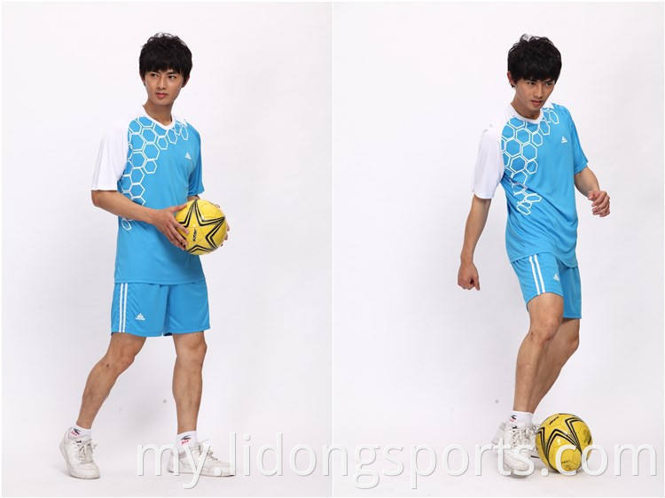 China Custom France Soccer Jersey Set TrueLe Sublimation လူငယ်ဘောလုံးပြိုင်ပွဲ